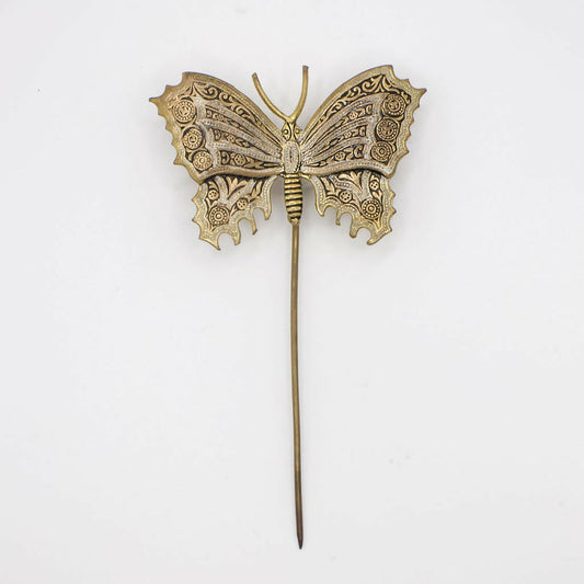 Vintage Damaszener Schmetterlings-Sticknadel