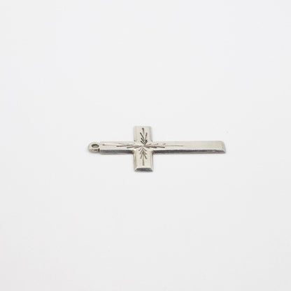Vintage Silber Kreuz-Anhänger