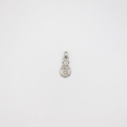Vintage-Anhänger aus echtem Diamant und Sterlingsilber