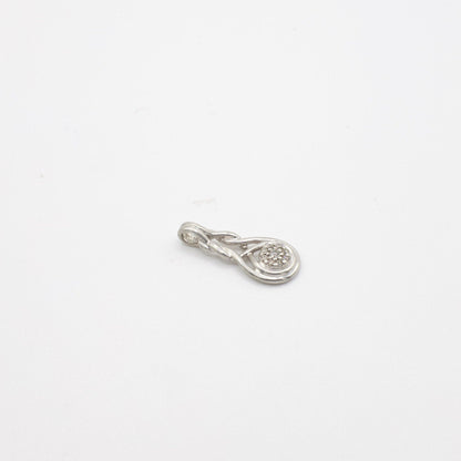 Vintage-Anhänger aus echtem Diamant und Sterlingsilber